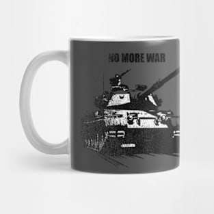 Grunge 'No More War' Anti War Mug